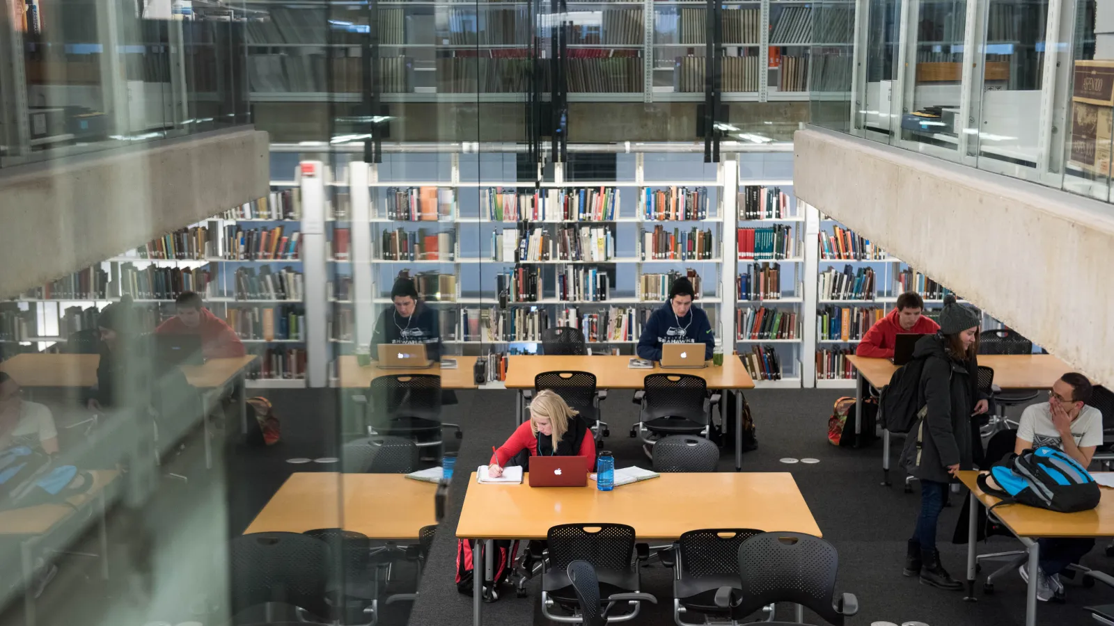 studying Thompson library