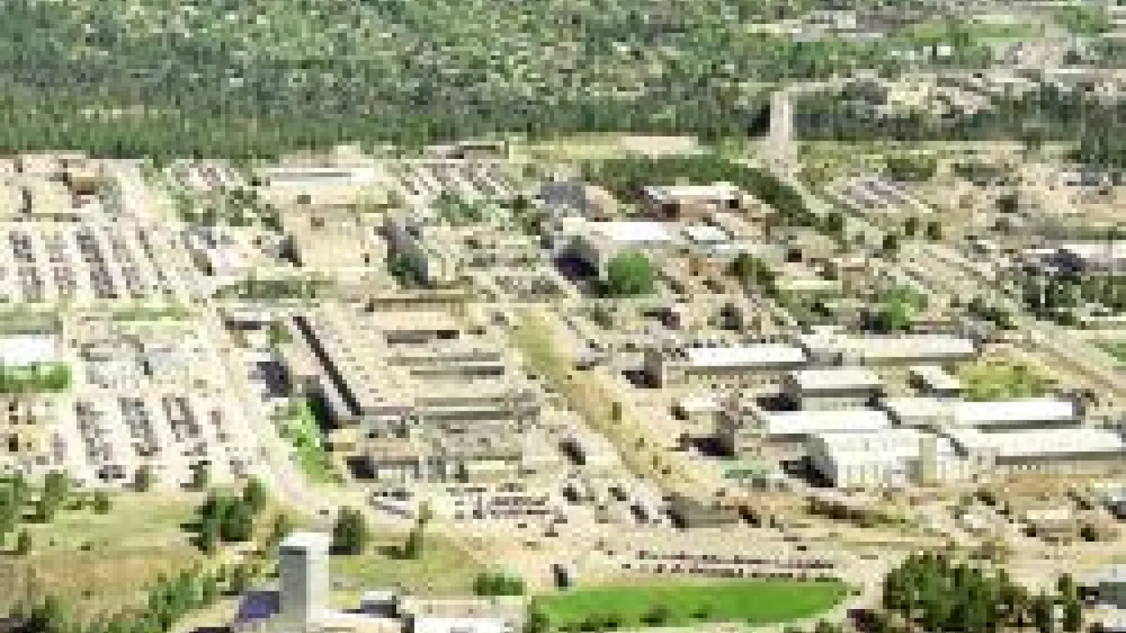 Aerial view of Los Alamos
