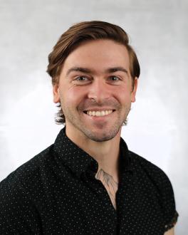 head and shoulders shot of Drew Spacht