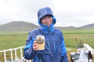 Photo of Jim Hood in Iceland