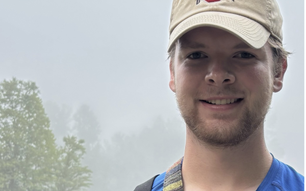 head and shoulders shot of David Duffy in OSU ball cap outdoors