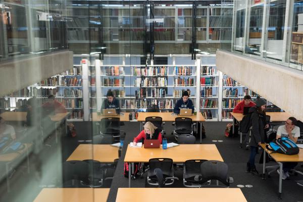 studying Thompson library