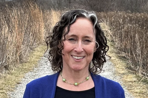 Susan Gershman on trail