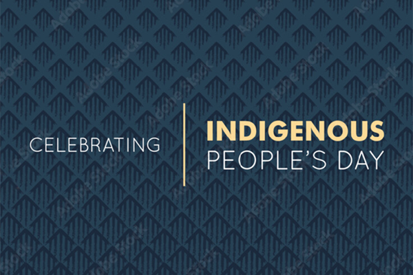 text only - celebrating Indigenous Peoples' Day