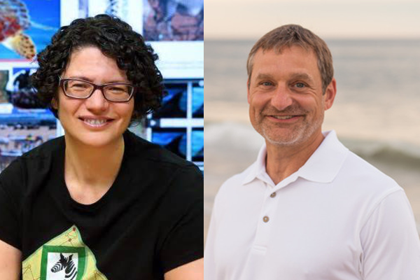 side by side images of Tanya Berger-Wolf and Stu Ludsin