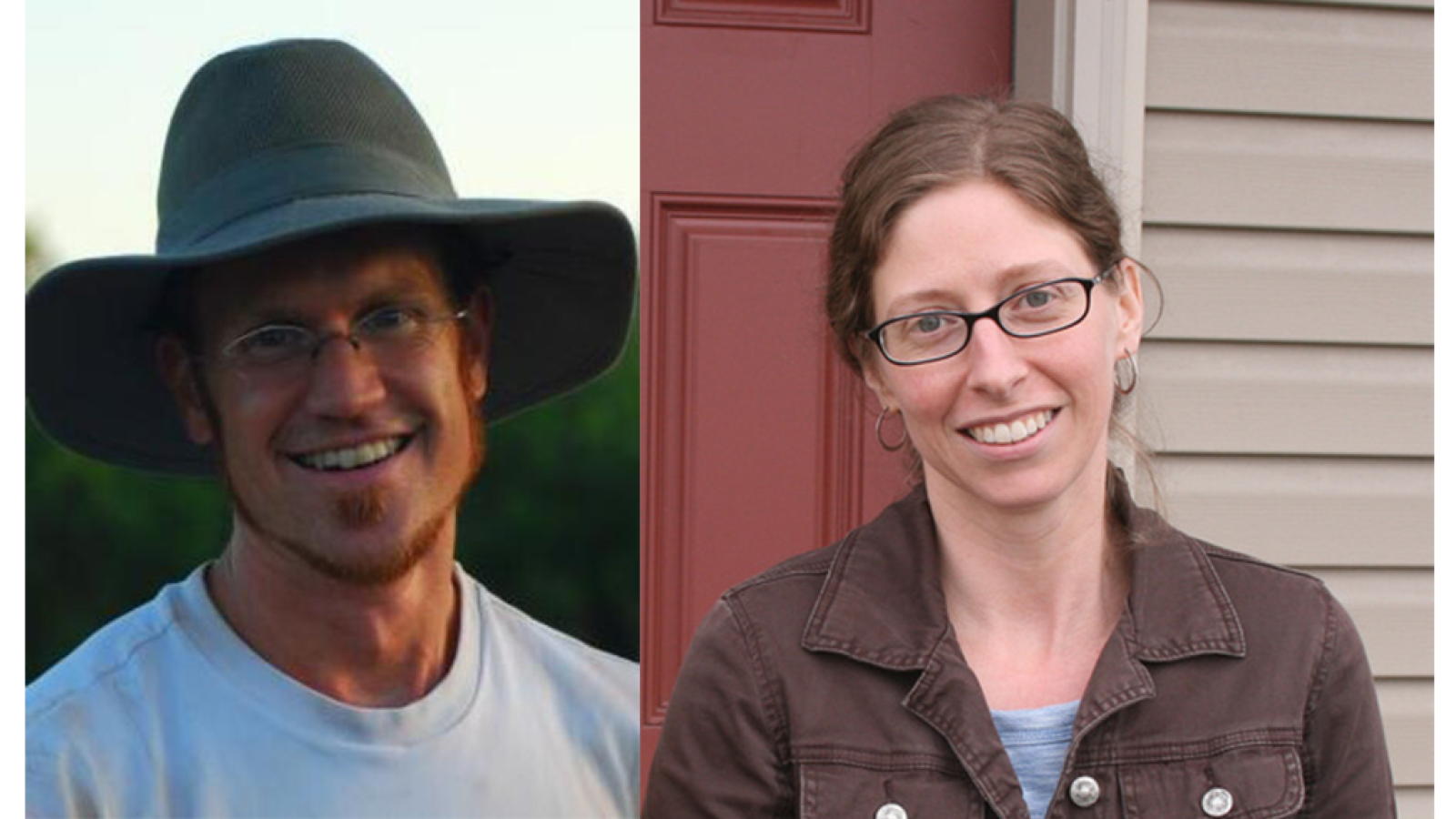 headshots of Steve Hovick (left) and Mandy Slate (right)