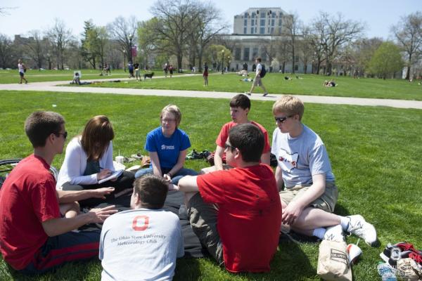 Spring group on oval