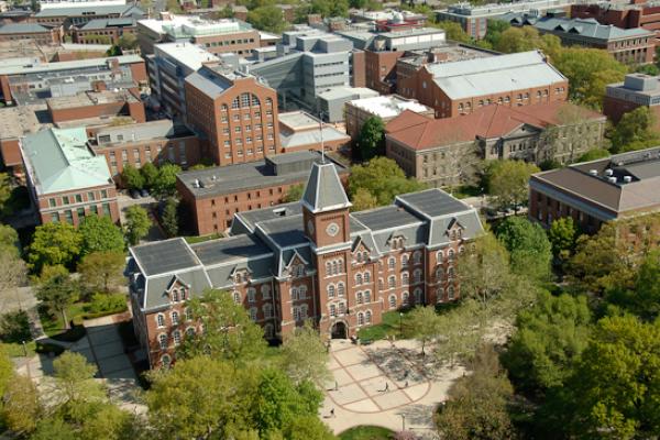 su aerial view university hall su aerial view university hall