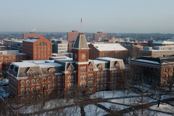 WI University Hall bird's eye WI University Hall bird's eye