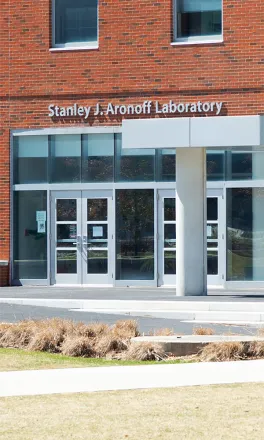 Aronoff Laboratory front entrance